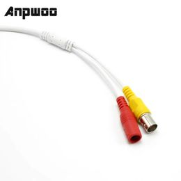 ANPWOO 60cm Power Video Cable Power Pile Pigdail pour analogic CCTV Camera PCB Board Feme