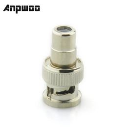 ANPWOO BNC Macho a RCA Hembra Conector de cable coaxial Acoplador para cámara CCTV