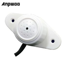 ANPWOO CCTV Microfoon Audio -ingang Wijd bereik Audio Pick Up Sound Device voor beveiliging AHD DVR IP -camera's Surveillance Monitor