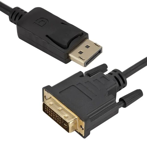 Anpwoo DP a DVI Adaptador Cable DisplayPort a DVI 24+1 Cable adaptador 1.8 metros 1080p Conector OEM OEM