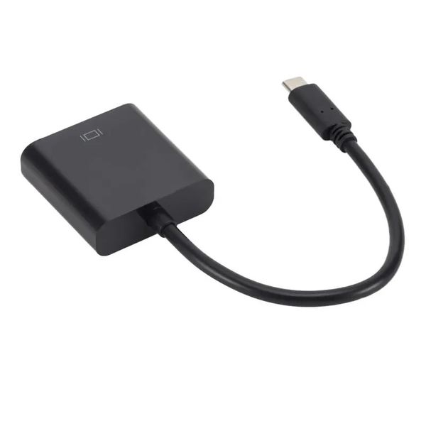 ANPWOO USB3.1TYPE-C à VGA Converter USB jusqu'à 1080p Effets visuels HD complets, plus de câble adaptateur d'économie d'énergie1.adaptateur VGA haute résolution