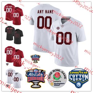 Anquin Barnes Jr. Eddie Jackson Alabama Crimson Tide Football Jersey Customed Seth McLaughlin 87 Danny Lewis Jr. Robbie OUZTS Alabama Jerseys