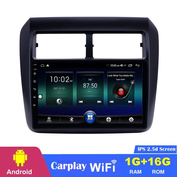 Anroid voiture dvd écran tactile 9 pouces lecteur tête unité GPS navigation stéréo pour 2012-2016 Toyota WIGO prise en charge de plusieurs langues OSD