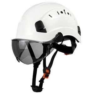 Casque de sécurité de Construction ANSI avec visière pour ingénieur CE ABS casque léger évents industriels casquette de travail Protection de la tête