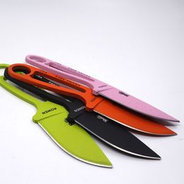 Cuchillo de hoja fija portátil pequeño Ant, cuchillos de caza rectos de acero 440C, herramientas EDC de supervivencia para acampar al aire libre, 4 colores