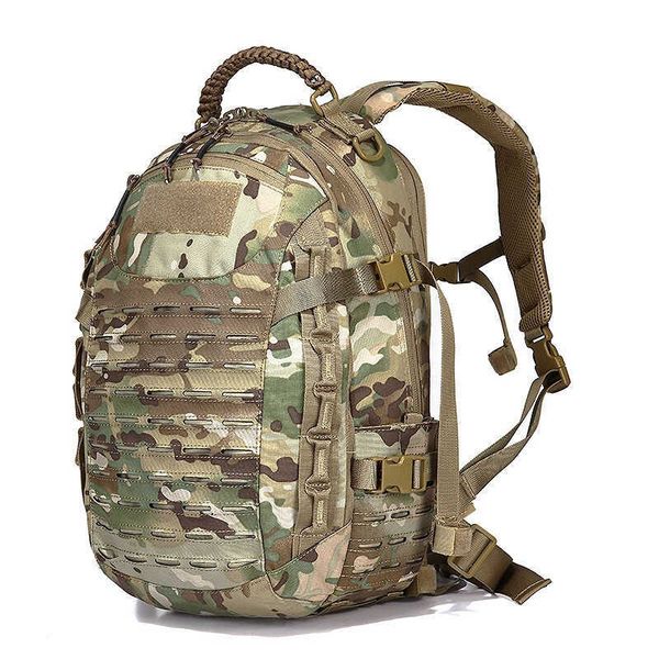 ANTARCTIQUE Multicam Camouflage 25L Militaire Tactique Assaut Sacs À Dos Armée Molle Sac À Dos Randonnée Camping Chasse Sac Étanche Y0721