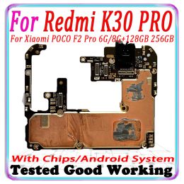 Antenne 100% origineel ontgrendeld voor Xiaomi Poco F2 Pro Motherboard Full Working for Xiaomi K30 Pro Mianboard met volledige chips goed werkend
