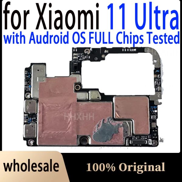 Antenne Global Version Boîte principale originale pour Xiaomi Mi 11 Ultra Good Tested Work Full Unlock Motherboard Logic pour Xiaomi 11 Ultra