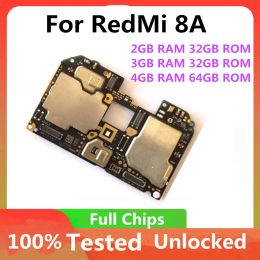 Antenne Placa Base Originele Desbloqueada Para Xiaomi Redmi 8a 2GB 3GB 4GB DE RAM 32 GB Y 64GB CHIPS Completos probados