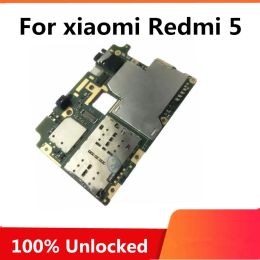 Antenne déverrouiller la carte mère pour Xiaomi Redmi 5 16 Go 32 Go pour Xiaomi Redmi 5 Bonne carte logique testée