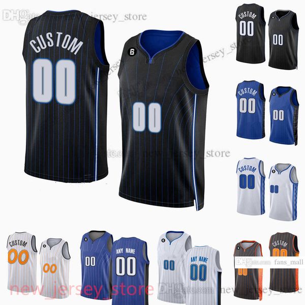 Anthony Black Jersey 2023 Draft Pick NO.6 Maillots de basket-ball imprimés personnalisés 3 Chuma Okeke 10 Bol 21 Moritz Wagner 2 Caleb Houstan 14 Gary