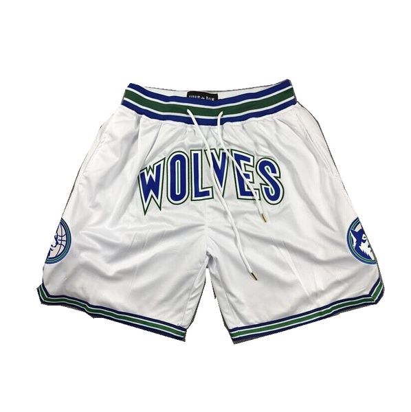 Anthony Edwards cosió justo don pantalones de baloncesto pantalón de verano con bolsillos con cremallera