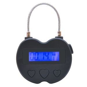 Anti-verslaving Timing Lock Elektronisch Countdown Spel voor volwassenen Lange tijd Bondage Mannelijke Slaaf Trainingsspeelgoed