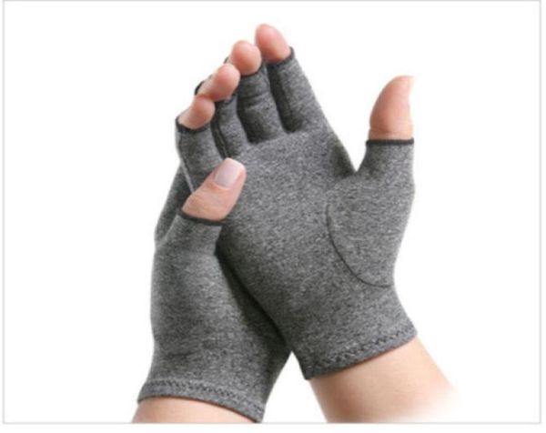 Gants anti-arthrite gants de compression arthrite carpienne douleurs articulaires favorisent la circulation une paire de cuivre confortable sans doigts2493498