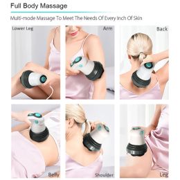 Anti -celulitis masajeador eléctrico de cuerpo completo masajeador de masaje adelgazante rodillo de masaje infrarrojo de mano para el brazo removedor de grasa del vientre de la cadera del brazo