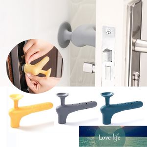 Couvercle de bouton de porte en Silicone Anti-collision, manchon silencieux, gants de traction, protecteur pour chambre à coucher, coussin de porte pour bébé