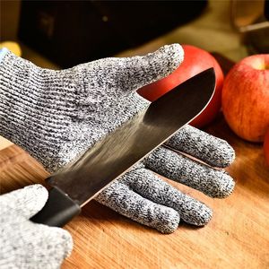 Anti Cut Proof Gloves Hot Sale GMG Grey Black HPPE EN388 ANSI Anti-cut Level 5 Safety Work Gloves Cut Resistant Gloves