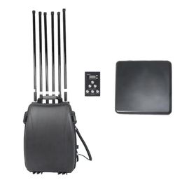 Anti-drone 6 banden High Power Backack Drone Signal Jamm ER 2.4G 5.8G 433 GPS UAV-signaal Jamming tot 1500m