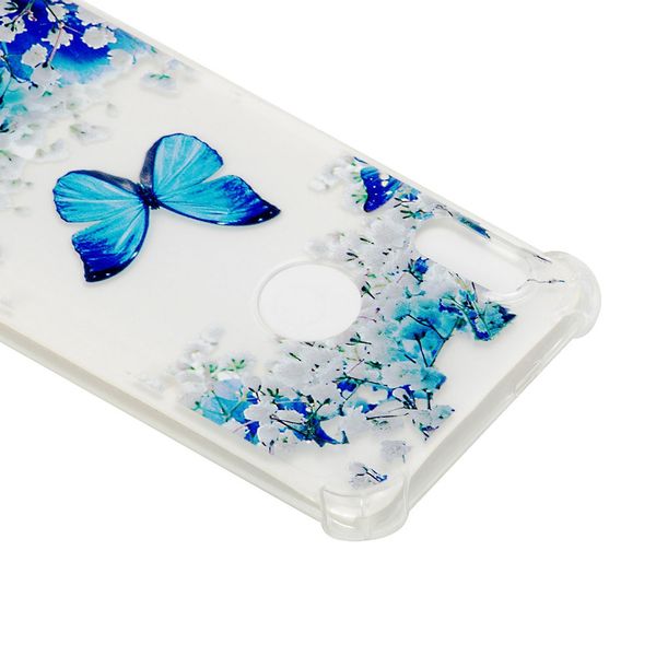 Coque souple en TPU anti-goutte pour motif papillon Xiaomi Redmi Note 5 Pro