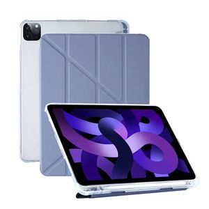 Anti val TPU Soft Shell Beschermende Tablet Cover Case Potlood Slot Voor iPad Pro 11 Pro 12.9 air5 Gen iPad 10th Gen 10.9