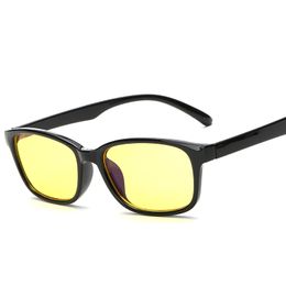 Lunettes de jeu anti-fatigue lunettes résistantes aux radiations lunettes d'ordinateur anti-rayons noir / rouge / noir mat / noir transparent 12pcs / lot