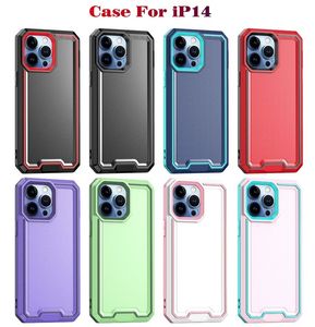 Coques antichoc robustes 2 en 1 pour iPhone 14 Pro Max 13 12 11 Pro Max XR XS 6 7 8 plus Samsung A13 A33 A34 A54 5G S22 S23 Ultra 2 en 1 Hard PC Soft TPU Armor Cover