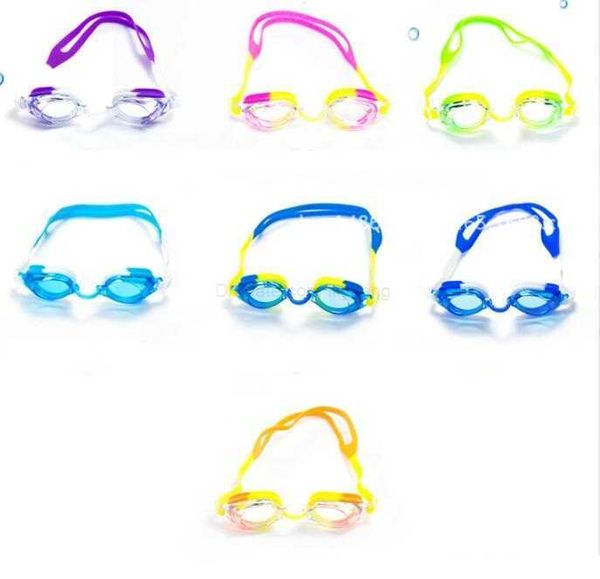 Anti-vaho Protección UV Deportes acuáticos Carreras Entrenamiento al por mayor Gafas de natación Niños buceo Surf Gafas protectoras impermeables Accesorio para piscina