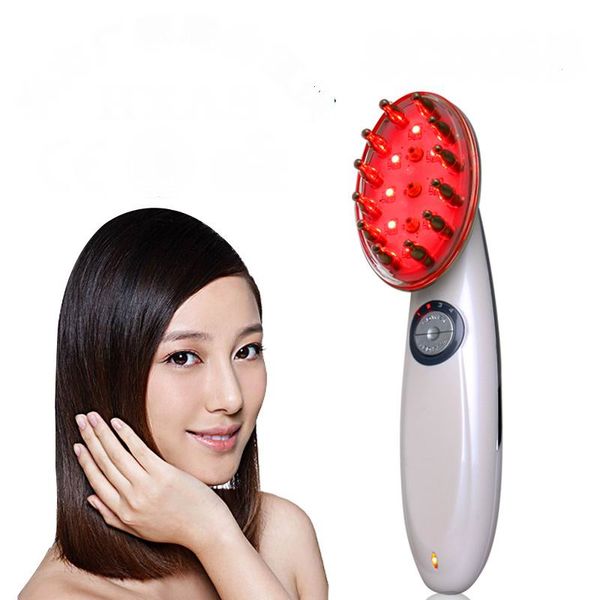 Anti perte de cheveux Laser Micro-courant Radiofréquence Photon LED Machine Peigne de repousse des cheveux