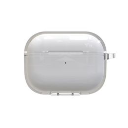 Fundas protectoras transparentes antigolpes, accesorios para auriculares para Apple Airpods Pro 2 3 2 1, funda suave de TPU con gancho