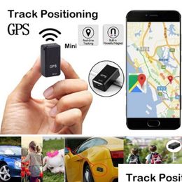 Anti-verloren alarm Gf07 Draagbare magnetische mini-tracker Gsm Gps Real-time tracking Voertuig Auto Persoon Huisdier Locator Apparaat Satellietpositie Dhf9K