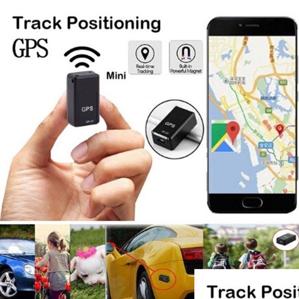 Alarma antipérdida GF07 Mini rastreador magnético portátil GSM GPS Seguimiento en tiempo real Vehículo Persona Coche Localizador de mascotas Dispositivo satélite Posit Dhf9K