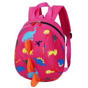 Anti-lost rugzak cartoon dinosaurus rugzak kleuterschool kinderen anti verliesboek schouders tas voor meisjesjongens