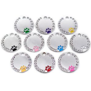 Anti-lost Puppy Dog ID Tag Personalized Dogs Cats Name Tags Collars Necklaces Engraved Pet Nameplate Accessories RH3927