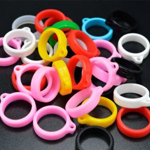 Anti-verloren siliconen rubberen ringenhouder Multifunctioneel verstelbare hoesjes Ketting Lanyard Vervanging Hanger Draagset voor pennen Diameter