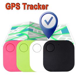 Anti-verloren tag GPS-sleutelzoeker Bluetooth Mobiele telefoon Portemonnee Tassen GPS-tracker voor huisdieren Mini GPS-zoeker Externe sluiter App-bediening IOS Android