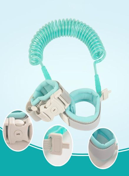 Anti-perte de lien de poignet, laisse pour tout-petits, harnais de sécurité pour bébé, sangle pour enfant, corde de marche en plein air, ceinture à main, bracelet lumineux anti-perte8180338