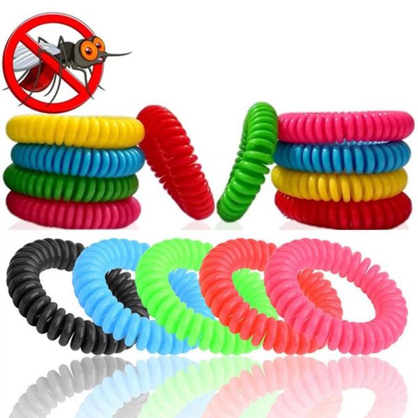 Anti Mosquito Bug Pest Répulsif Bracelet Anti-Mosquito Repellent Bracelet Insectif Repellent Mozzie Gardez des insectes Bracelet de départage