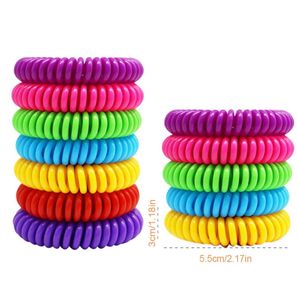 Anti Mosquito Repellent Armband Siliconen Polsband Multicolor Pest Control Bracelets Insect Protection Camping Outdoor Pest Tool GGA3482-3