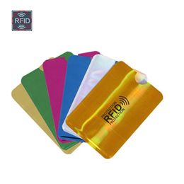 Anti Rfid porte-carte bancaire métal NFC bloquant lecteur serrure ID cartes de crédit sac hommes femmes Laser aluminium porte-cartes protéger
