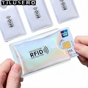 Anti rfid portemonnee blokkering Reader Lock Bank Card Holder ID Bankkaart Kaar Case Protecti Metal Credit Cardhouder Aluminium X7CX#