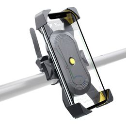 Anti Shake 360 ​​Rotatie Verstelbare Smartphone Mount Beugel Universele Fietshouder Fietsstuur Mobiele Telefoon Houder Stand 774 Z2