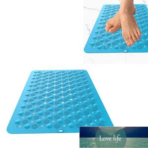 Antislip Bad Mat Douche Bathmat Vloertjes Siliconen Badkamer Tapijt Zuighotel Badkamer Rug (blauw)