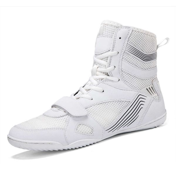 Chaussures de boxe antidérapantes pour femmes et hommes, chaussures de lutte professionnelle, de combat pour jeunes, grande taille 35-47 EUR