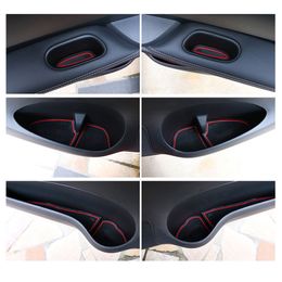 Almohadillas de groove de topes de machos de puerta sucia anti-slip para Toyota Camry XV50 2014 2015 2016 2017 Pad, accesorios de estilo para almohadillas