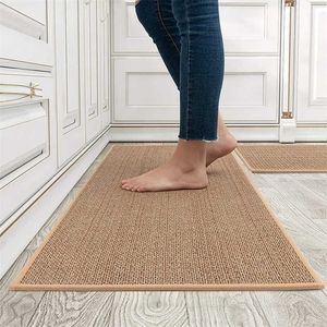 Antislip indoor deurmat kleine of grote deurmat wasbare tapijt Welkom Deurmat All-inclusive geweven keuken mat zitkamer mat 211204