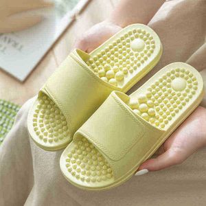 Anti Slip Massage Slippers Vrouwen Indoor Slides Pvc Thuis Slippers Voor Baden Mannen Massage Huis Schoenen Anti Slip Sandalen badkamer J220716