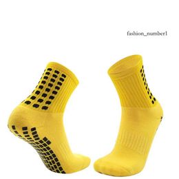 Chaussettes antidérapantes pour hommes, chaussettes de Football, de sport, de course, longues, Meias, unisexes, décontractées, de bonne qualité, 863