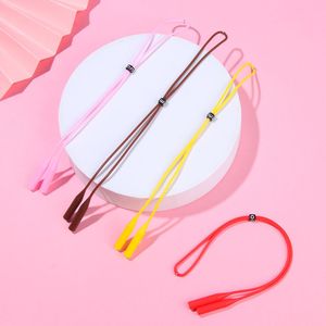 Gafas de silicona antideslizas correas para lentes de cuerda cable de cuerda gafgle lanyard yglasses cadena accesorios de gafas deportivas duraderas