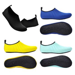 Anti- Slip Water Shoes Barefoot Quick-Dry Shock-absorption Aqua Socks Slip-on Women Men Sports Beach Swim Surf Yoga Exercise Y0714