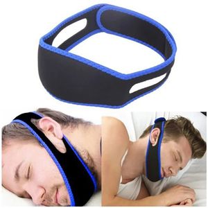 Anti Snoring Chin Strap Neoprene Stop Snoring Chin Support Belt Anti Apnea Jaw Solution Sleep Device 120pcs